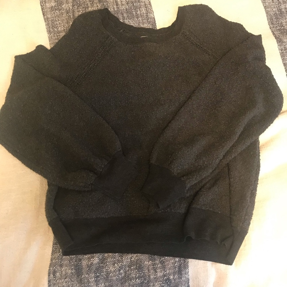 Balloon sleeve sweater